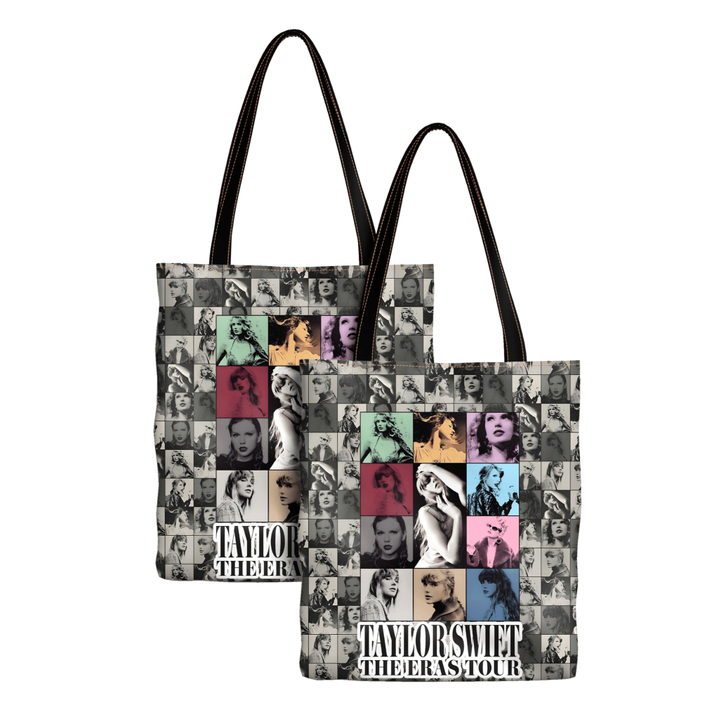Ecobag Taylor Swift T.S. The Eras Tour, The Life of a Showgirl, Taylors Version, Músicas, Álbuns 40x