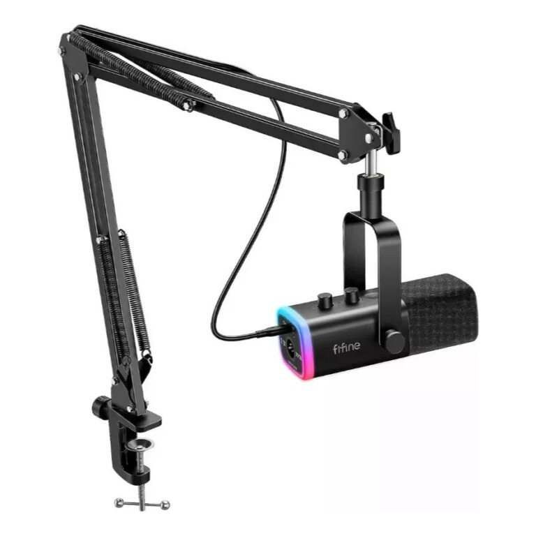 Kit Microfone Fifine Xlr Am8 Com Braço Articulado