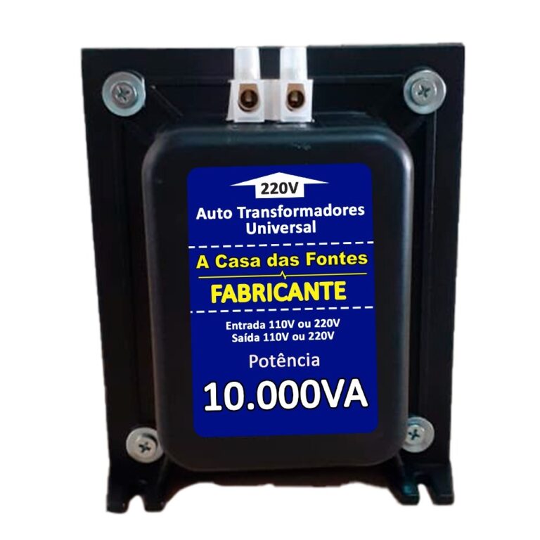 Transformador 10000va Bivolt 110 – 220 / 220