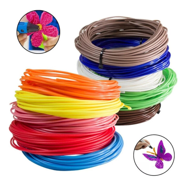Refil Filamento Pla Kit 10 Cores 100 M Caneta 3d I