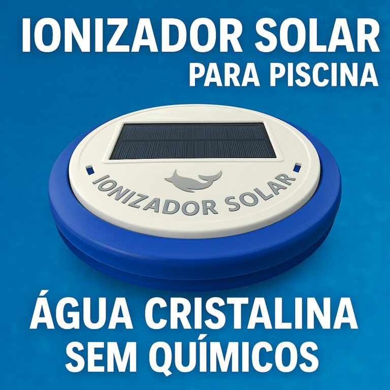 Ionizador Solar Para Piscina Até 50m. 40.000L A 6
