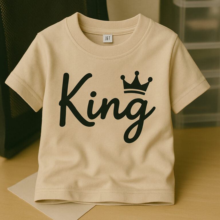 Camiseta Infantil Pimpolho Kids Rei Várias Cores 