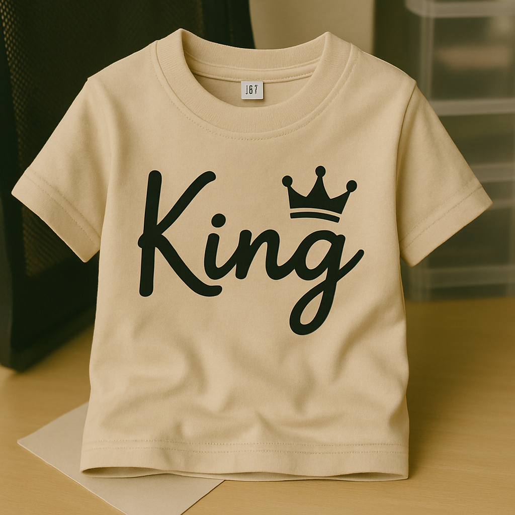 Camiseta Infantil Pimpolho Kids Rei Várias Cores Do 2 ao 16 Anos Juvenil adolescentes