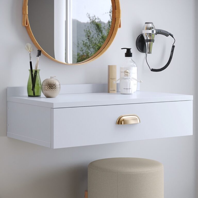 Penteadeira Com Gaveta 60CM Console Camarim Com Co