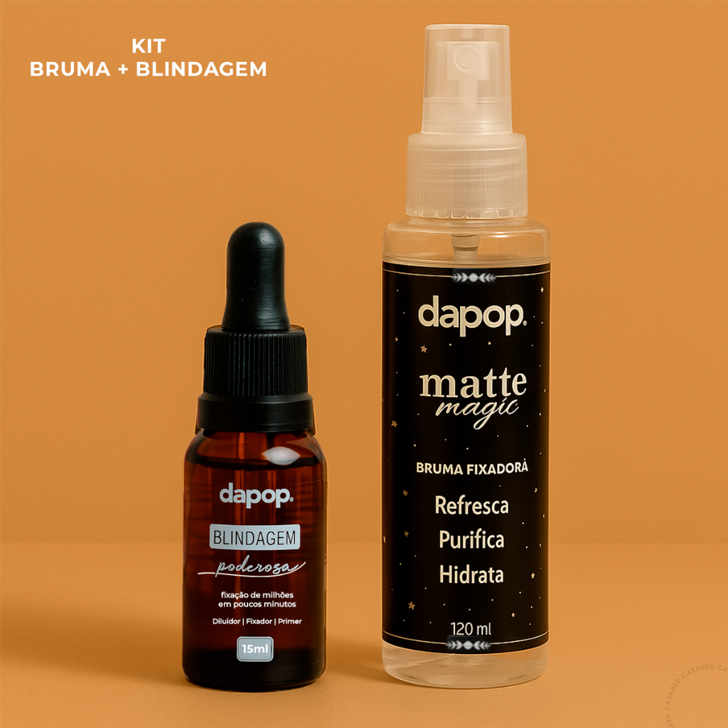 Blindagem Poderosa Dapop E Bruma Fixadora Matte