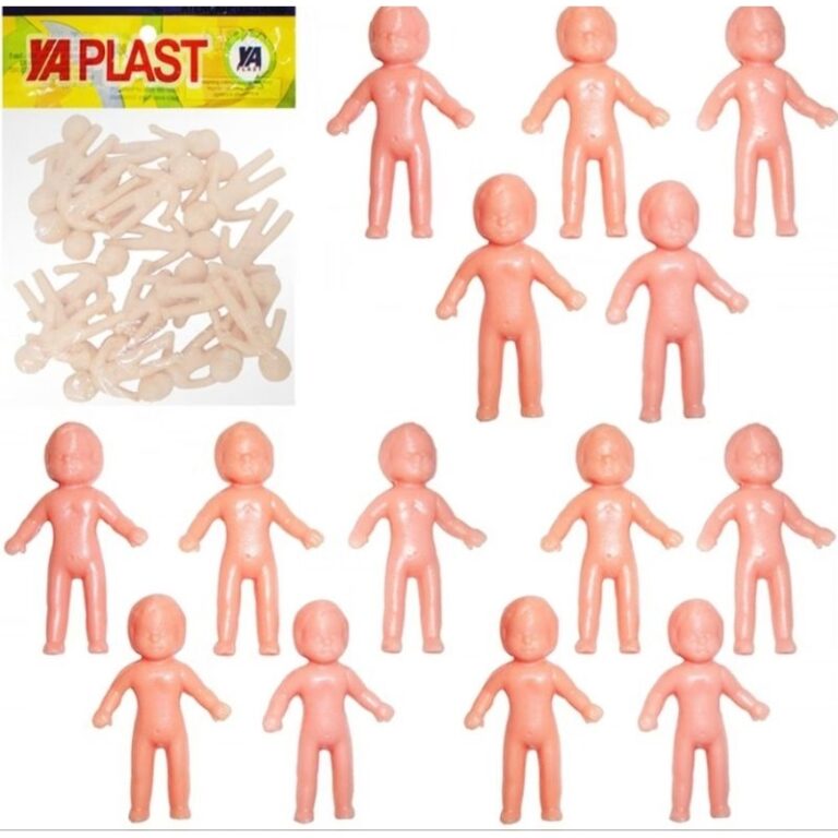 kit 100 bonecas peladas para chá de bebê maquete