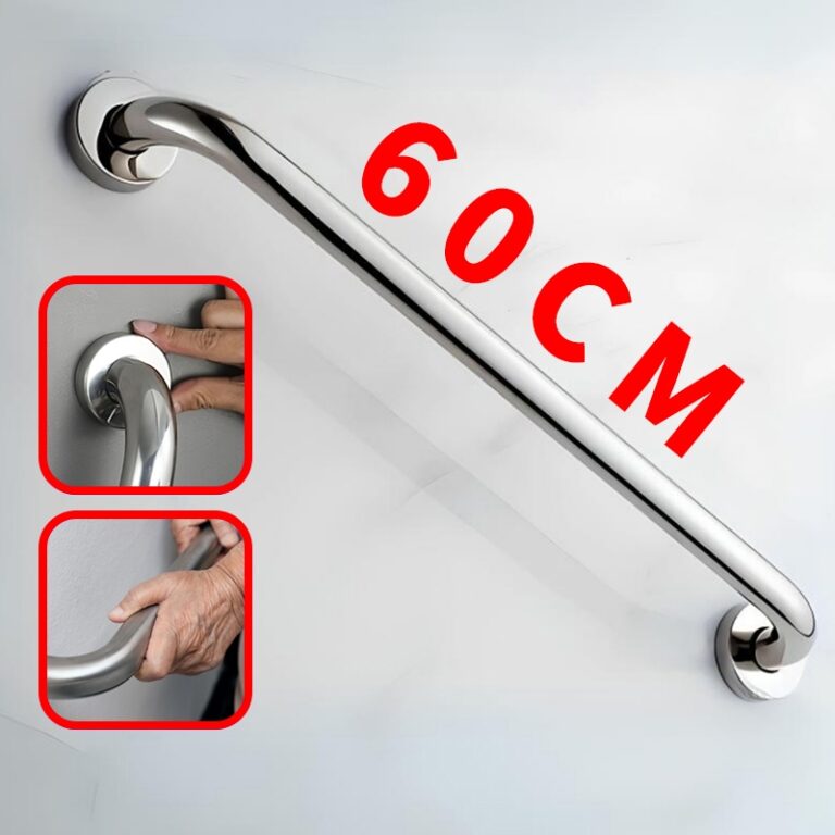 Alça de Apoio Inox Barra 60cm Acessibilidade Segu