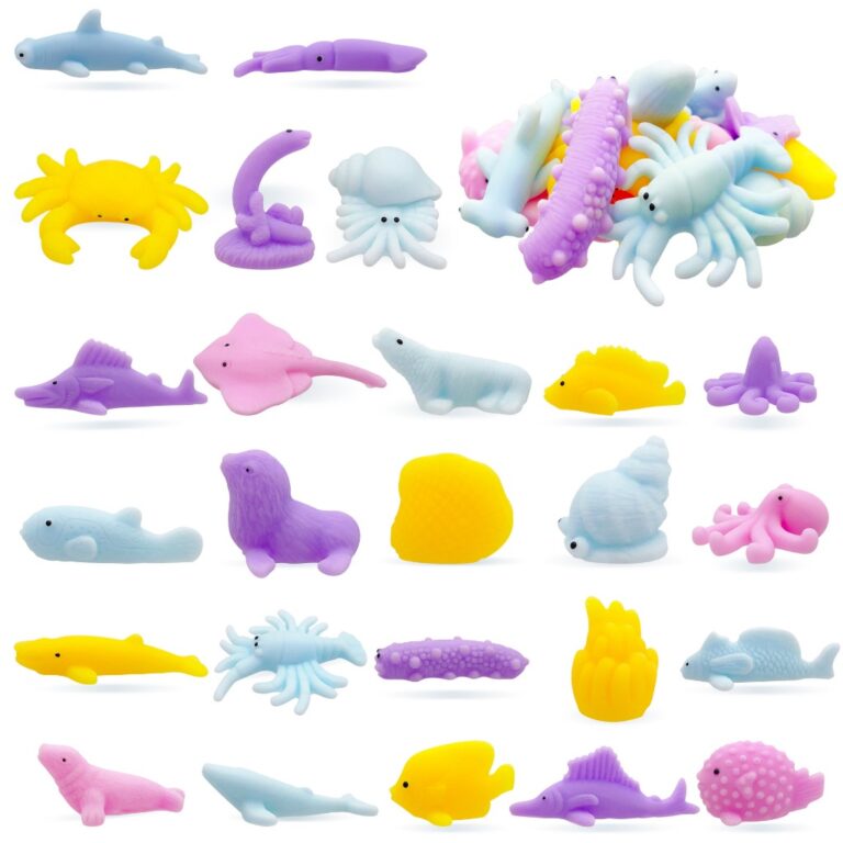 Kit 10/20/30/40/50 Squishy Mochi Bichinho Macio De