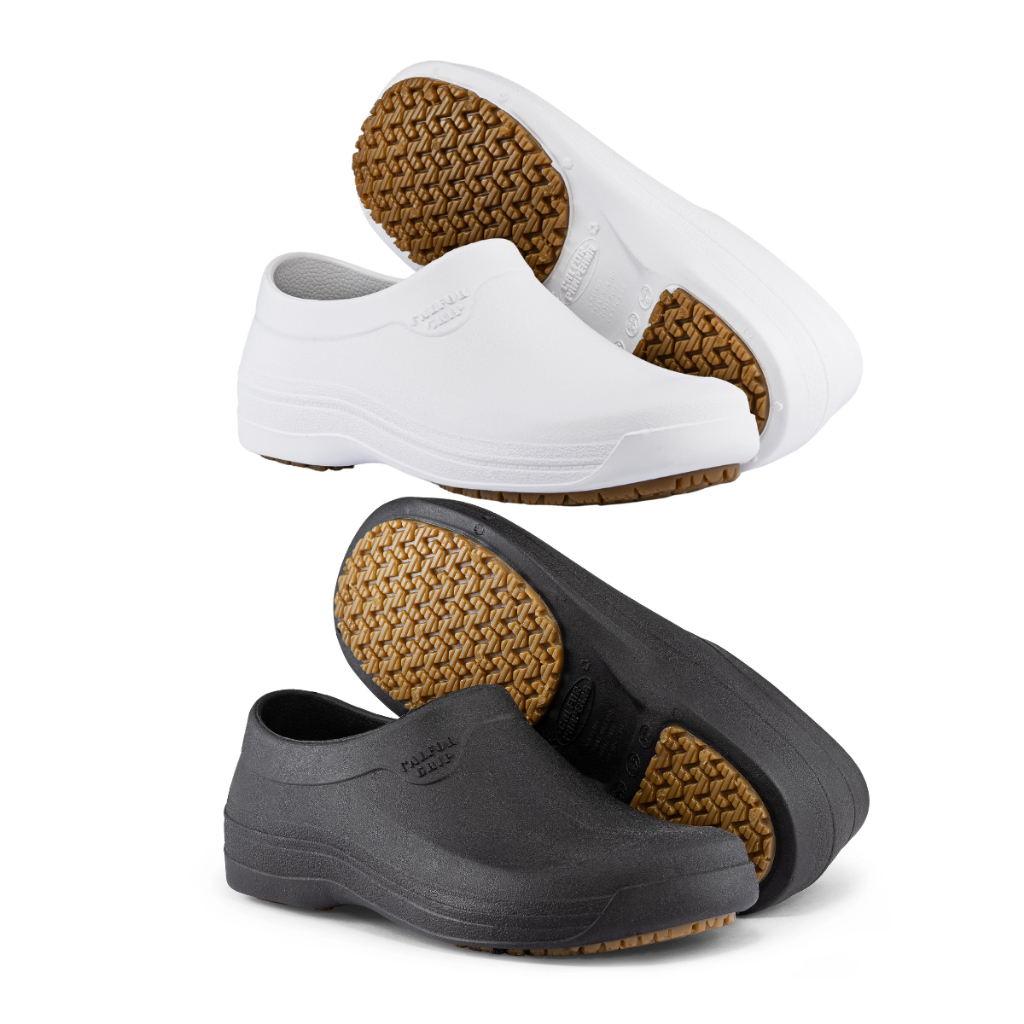 Sapato Ocupacional Calfor Grip Antiderrapante Restaurante Saúde Limpeza com C.A Trabalho