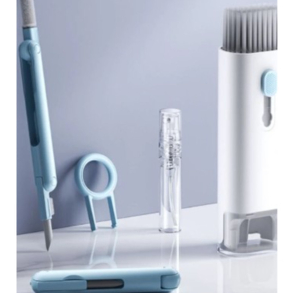 Kit Limpeza de Teclado Telas de Celular Notebook Gamer Jogo 7 em 1