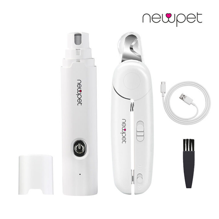 Newpet 2 Em 1 Kit Alicate + Lixa Corte De Unhas Pe