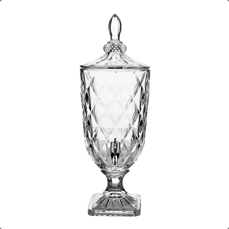 Suqueira de Vidro 5 Litros Jarra De Vidro Cristal 