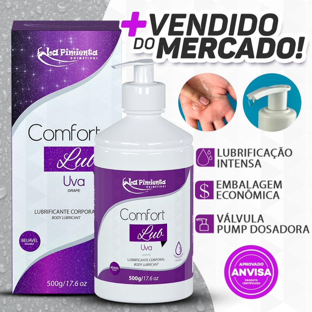 LUBRIFICANTE ÍNTIMO GRANDE QUE DEIXA A TRANSA MAIS MOLHADA E INTENSA