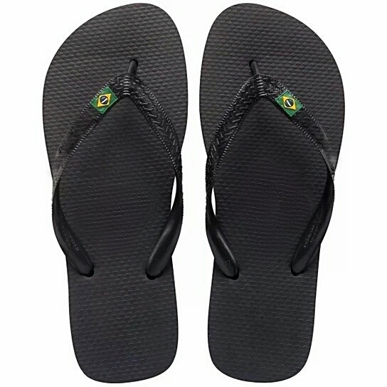 Chinelo Sandalia Havaianas  Banderinha  Preto R
