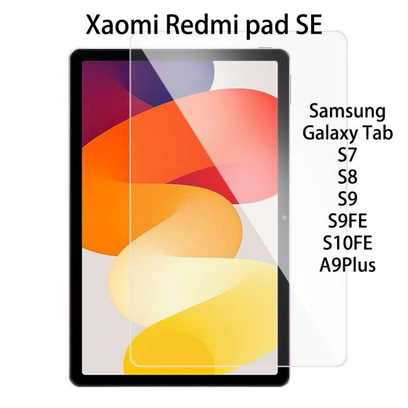 Película vidro Para Tablet Xiaomi Redmi Pad Se 11/Redmi Pad 2 / Samsung S7/S8/S9/S9 FE/S10 FE/A9 plu