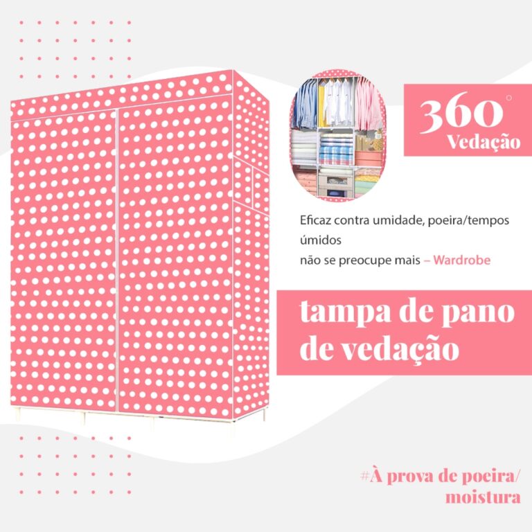 Guarda Roupa Dobrável Portátil – Organizad