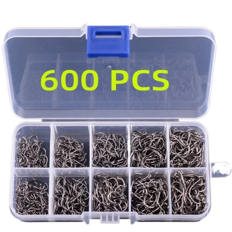 Kit Pesca 600 Anzóis Chinu nos Tamanhos 3 ao 12 c