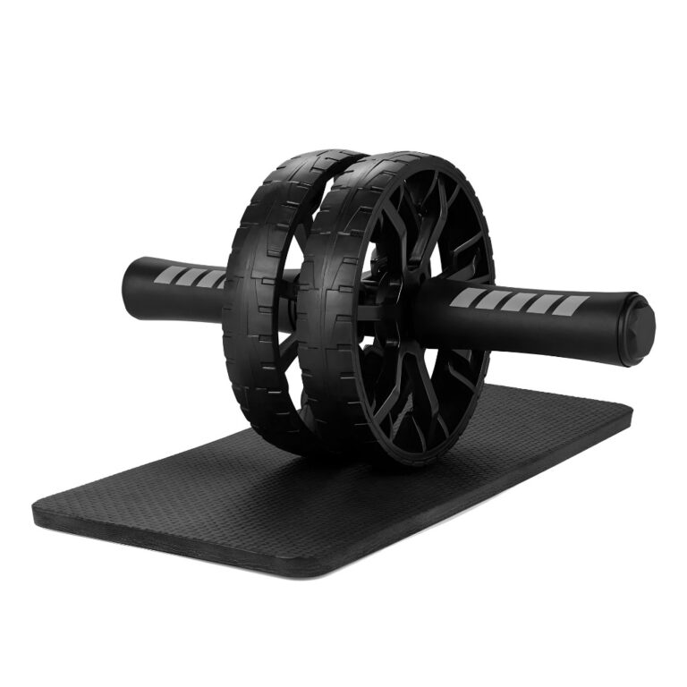 Roda Abdominal Dupla Exercício com Tapete EVA Ant