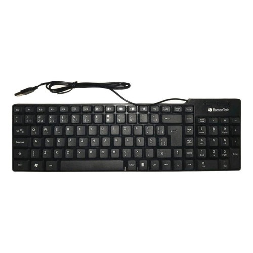 Teclado premium de alta qualidade, macio e leve pa
