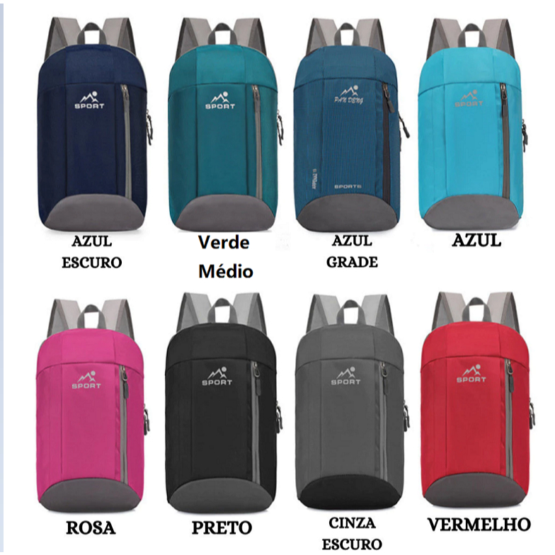 Linda e sofisticada mochila esportiva pequena 6788