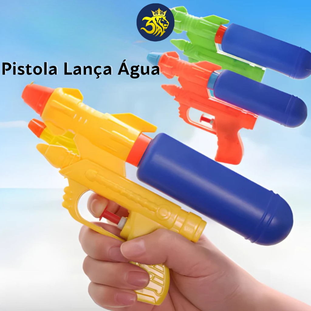 Pistolas de Água 22Cm Reservatório Sortido Brinquedo Infantil Verão Diversão promoção