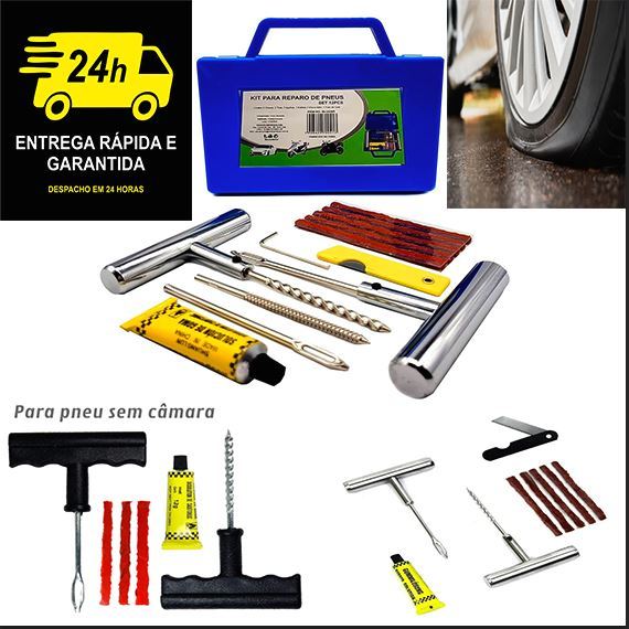 REPARO PNEUS SEM CAMERA CARRO MOTO CAMINHAO REPARO