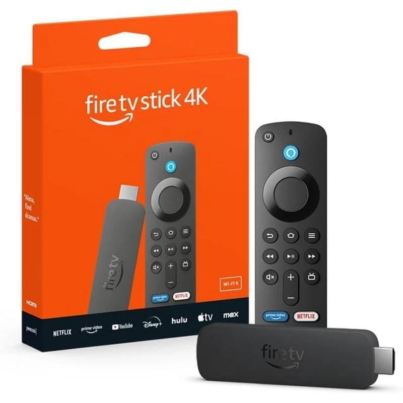 Amazon Fire Stick 4k Wi-fi 6 Com Alexa Por Voz Inteligente C