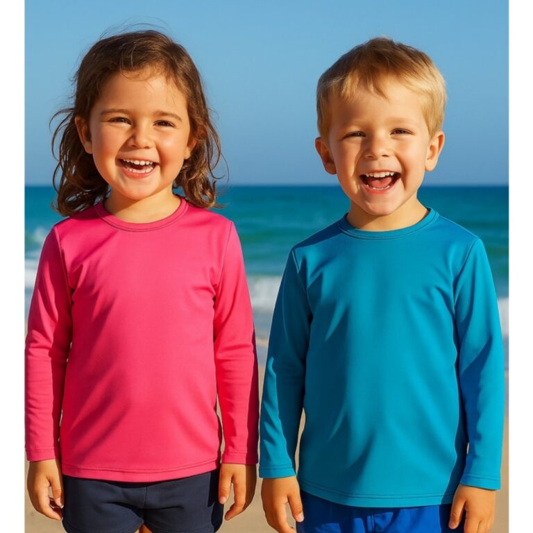 Camisa Proteção Solar Infantil UV50+ Manga Longa