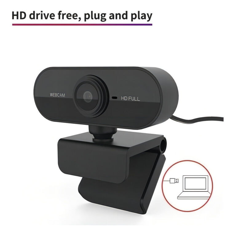 Webcam Full Hd 1080p Alta Definição Usb Visão 3