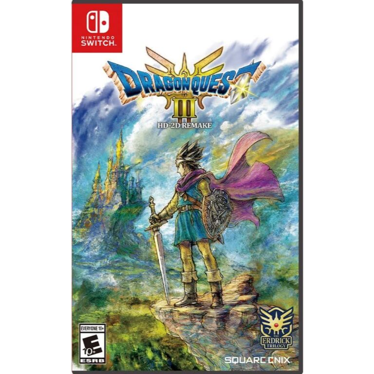 Dragon Quest III HD 2D Remake Nintendo Switch