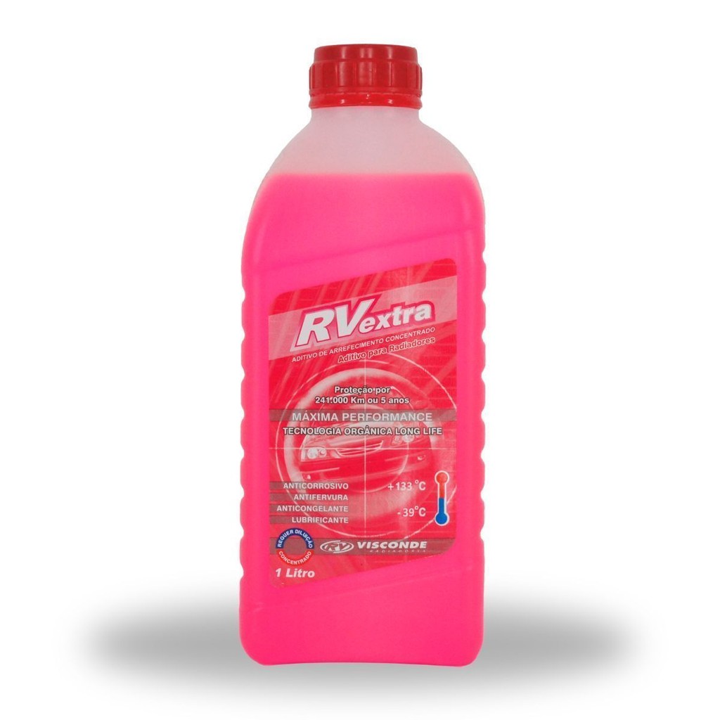 ADITIVO PARA RADIADOR CONCENTRADO ROSA 1L VISCONDE RV 61005 CD FILIAL PR