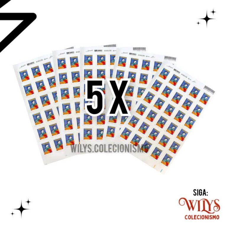 Selo Costureira – 5 folhas – 150 selos