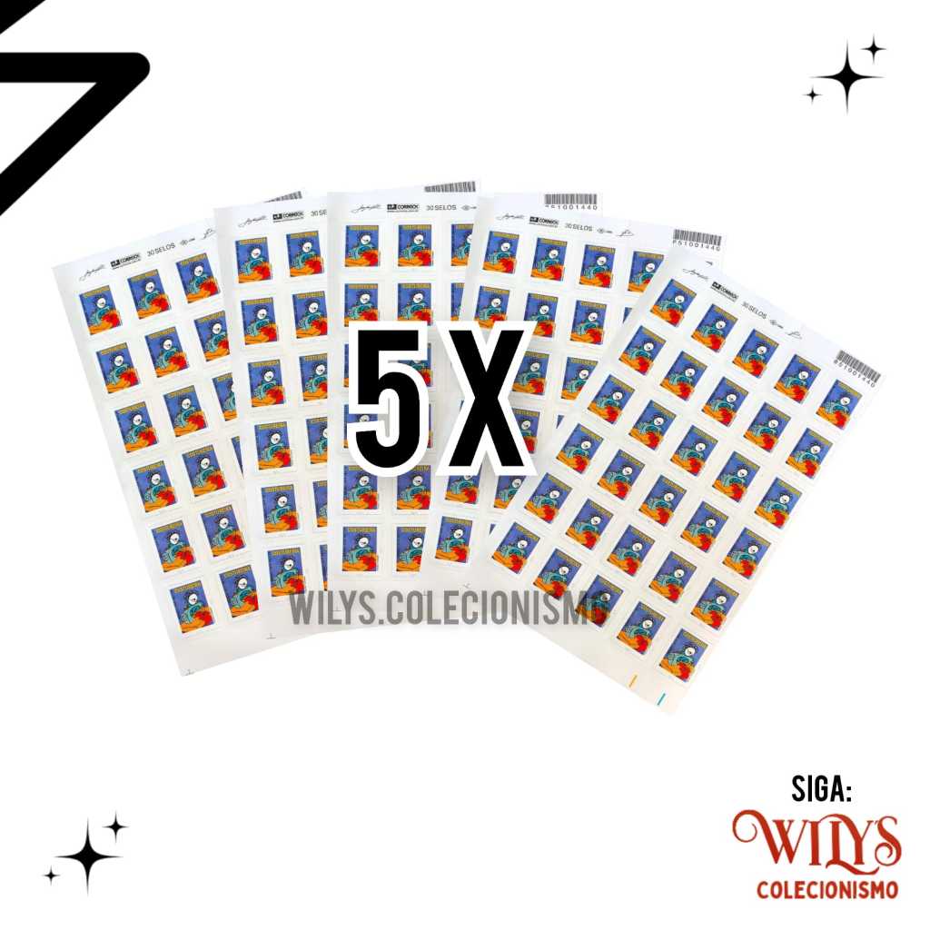 Selo Costureira – 5 folhas – 150 selos