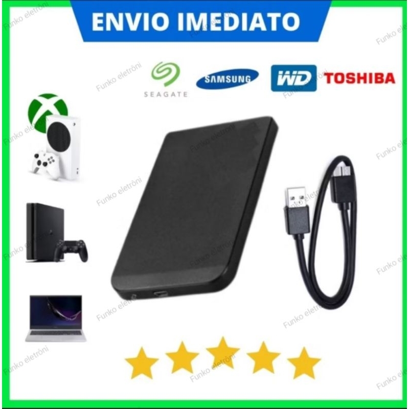 HD externo 160GB/250GB/320GB/ 500GB/ 1TB USB 3.0 xbox / ps2 / ps4 / Tv – Garantia – ENVIO IMEDIATO