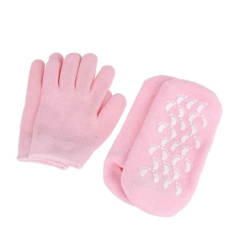 Meia E Luva Silicone Hidratante Cicatrizante Saúd