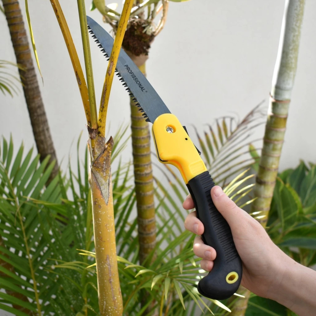 Serra Para Podar Jardinagem Cortar Galho Árvore Acampar Dobrável