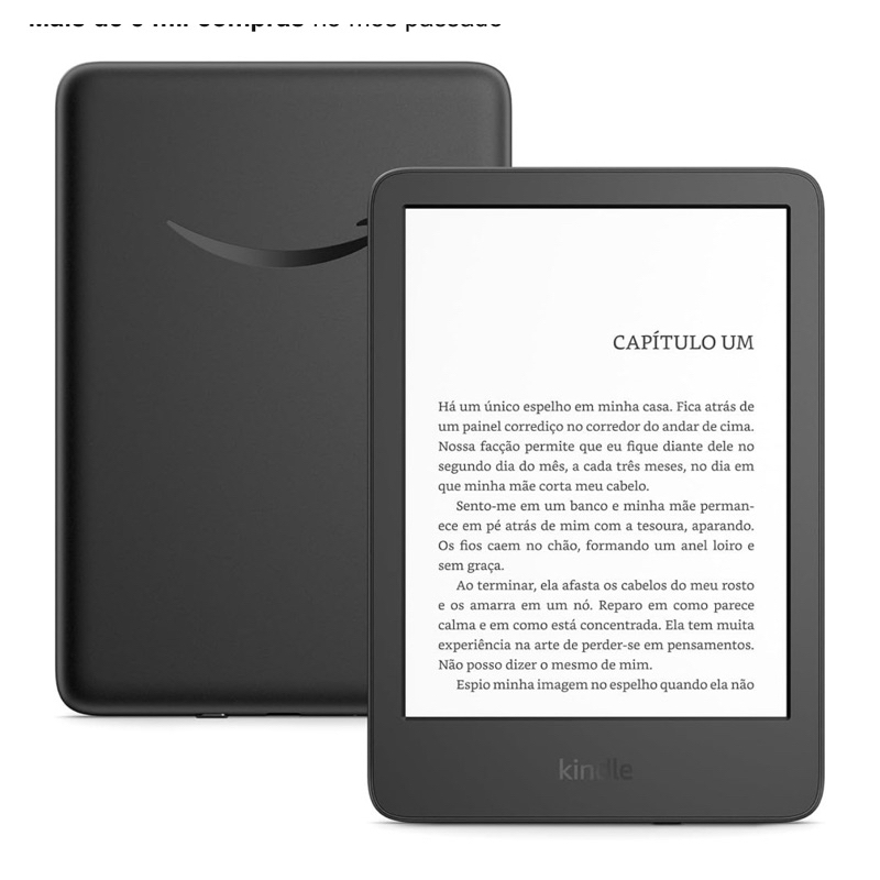 Novo KINDLE GERAÇÃO 2024 LACRADO E ORIGINAL SOMENTE NA COR PRETO