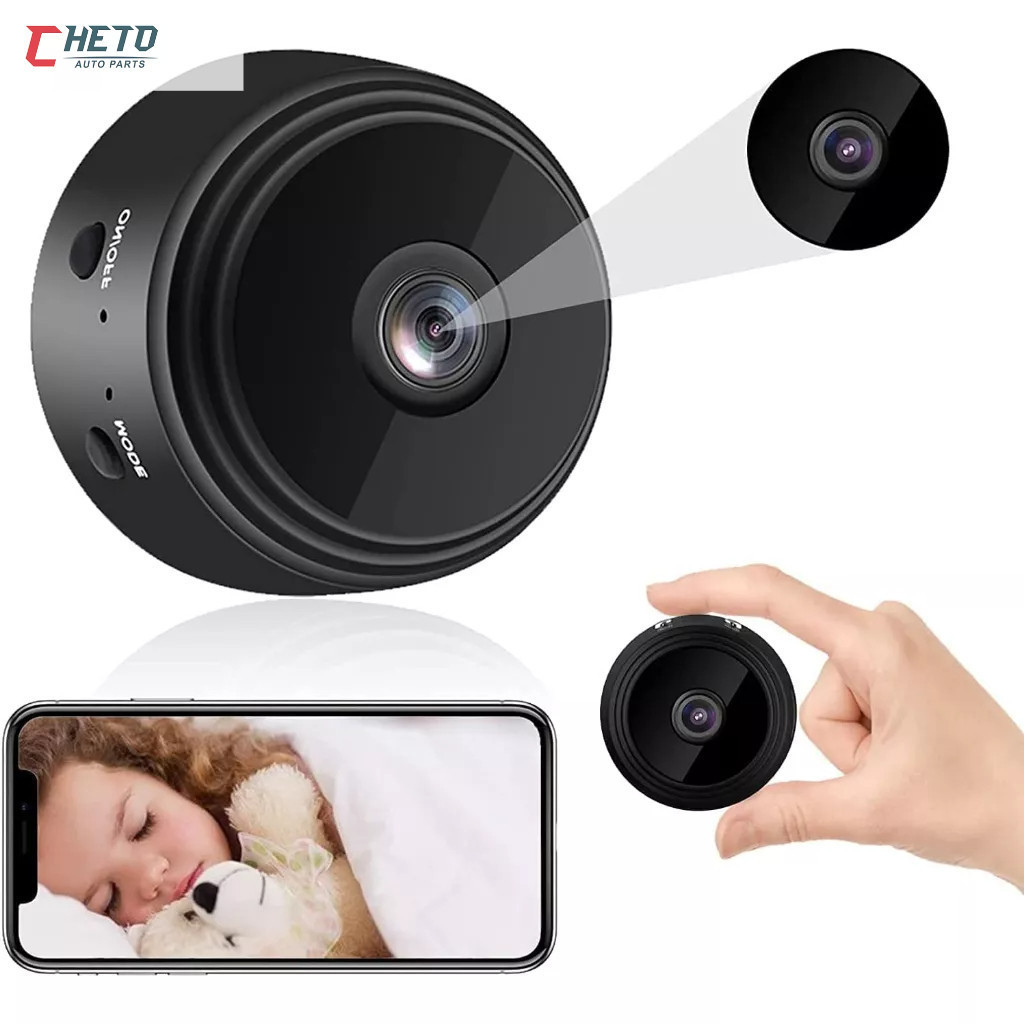 Câmera De Monitoramento Noturno Monitor De Rede Em Casa Infravermelho Night Vision A9 FsHD 1080P Wi-