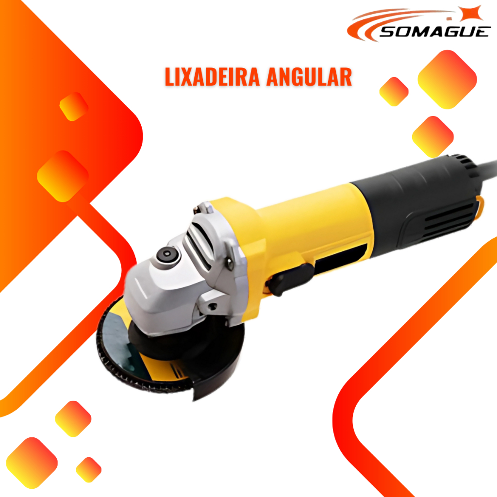 Esmerilhadeira Lixadeira Angular 115 110v ou 220v  compacta