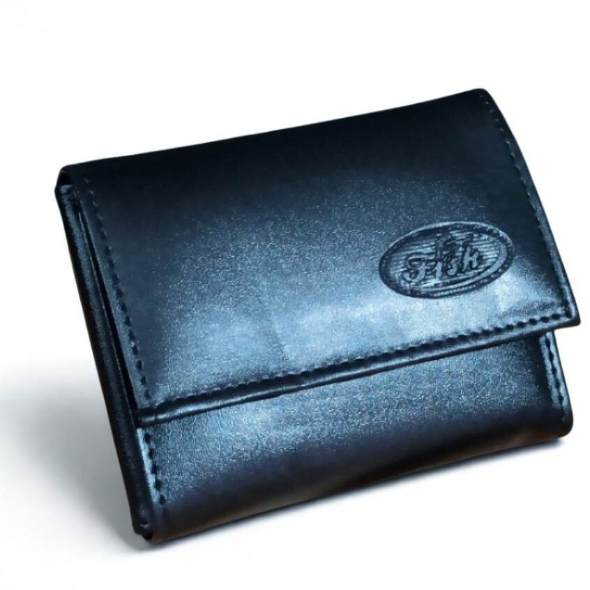 Carteira Masculina Velcro Sintética Compacta Cartões CNH Cédulas Moedas – Envio Imediato