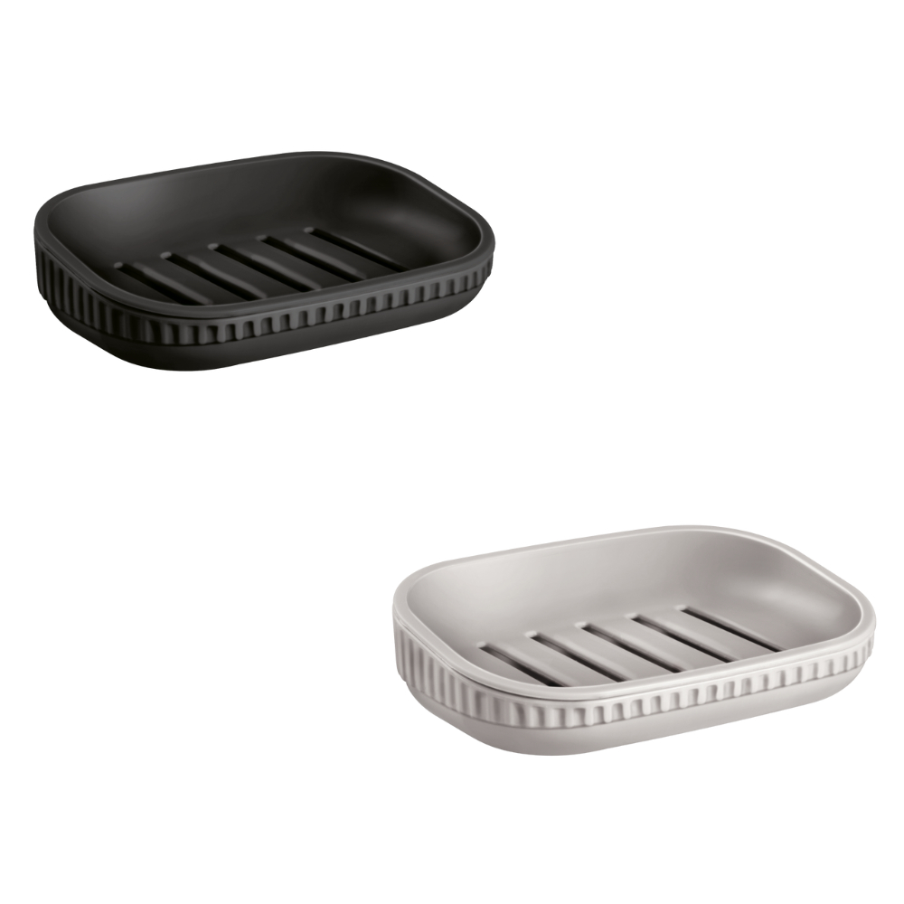 Kit 2 Saboneteiras Porta Sabonete Elegante de Plástico | Banheiro e Lavabo