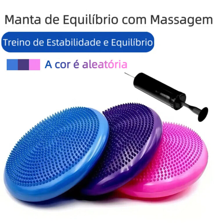 Disco De Equilíbrio Inflável Pilates Yoga Fisiot