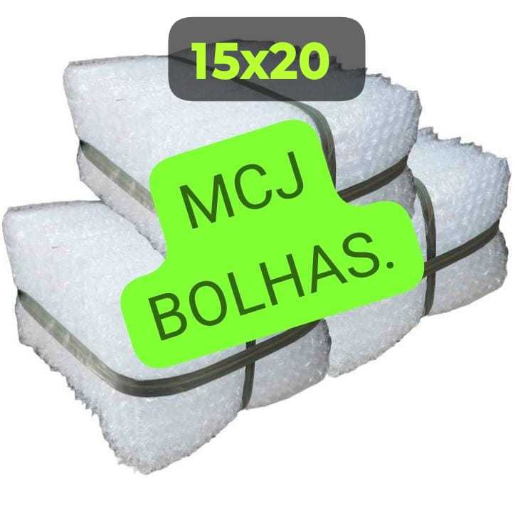 Saco bolha 15×20, 1000 Unidades, 100 micras, 