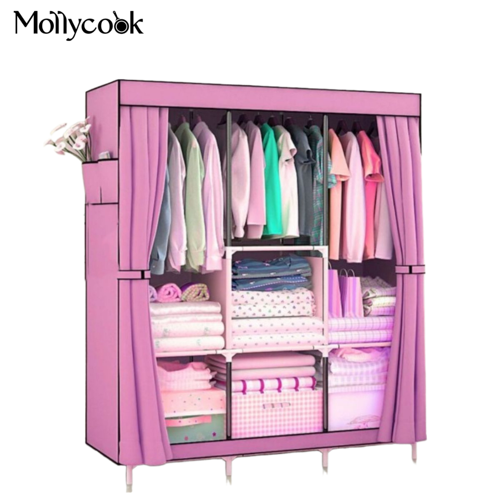 Guarda Roupa Portátil Desmontável Organizador Portátil Multiuso Armário Organizador Closet Dobrável