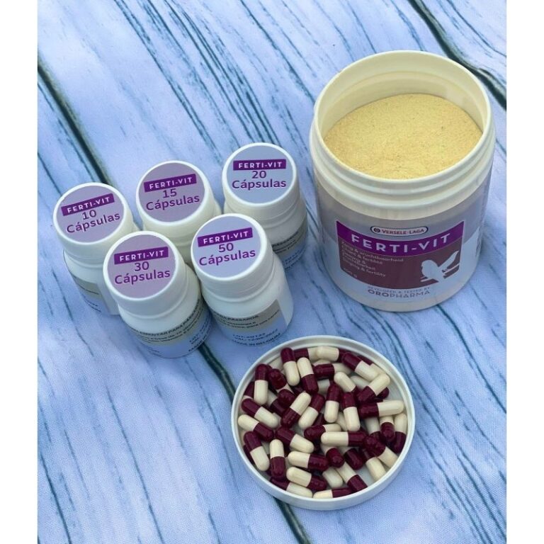 Fert-Vit em Cápsulas Original Para Pássaros | Su