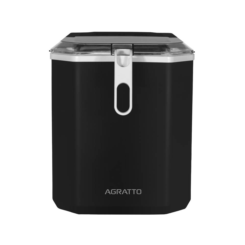Máquina de Gelo Portátil Agratto 12kg Automática com Autolimpeza 2 Tamanhos de Gelo Compacta e Silen