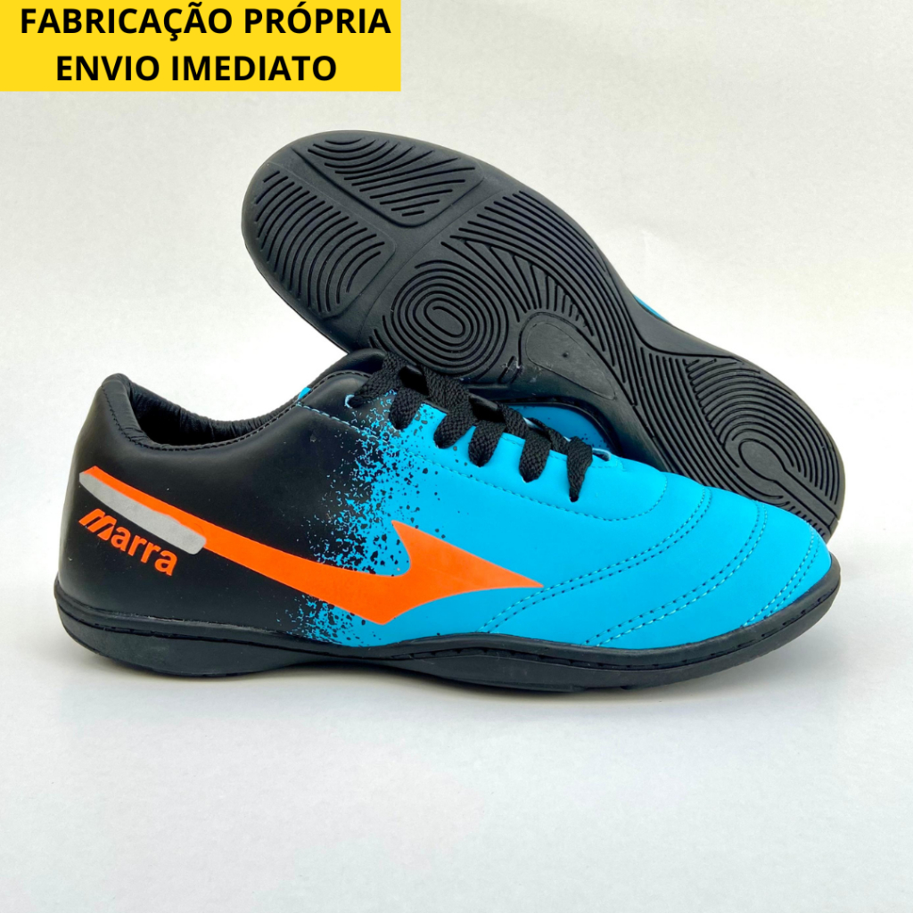 Chuteira Futsal Adulto Super Leve Conforto Máximo Costura Reforçada Sola Antiderrapante Promoção