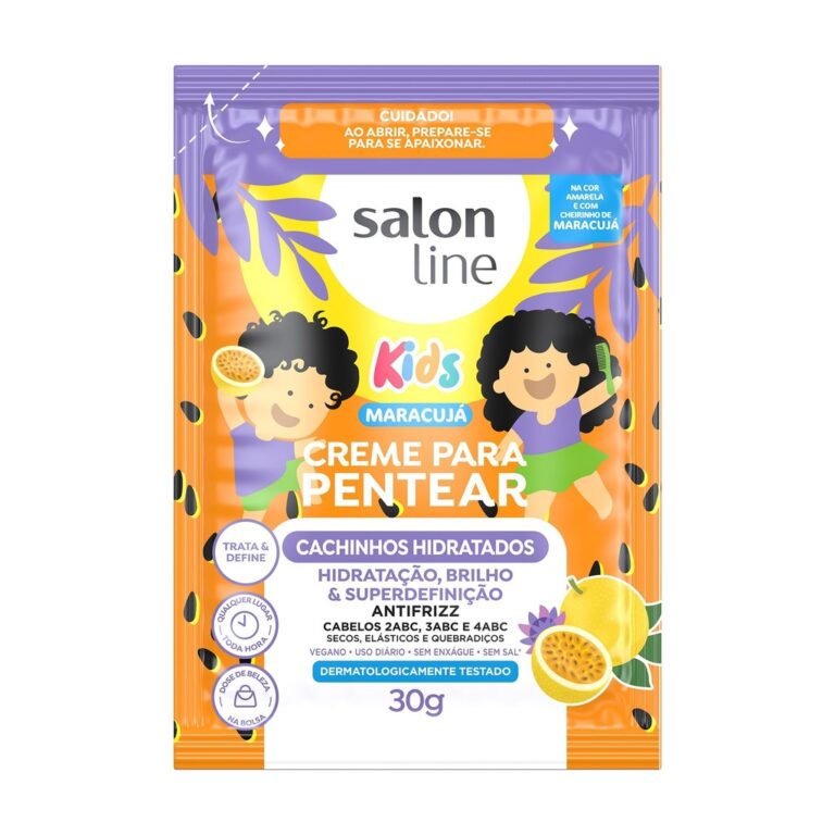 Sachê Creme para Pentear Maracujá Kids Cachinhos