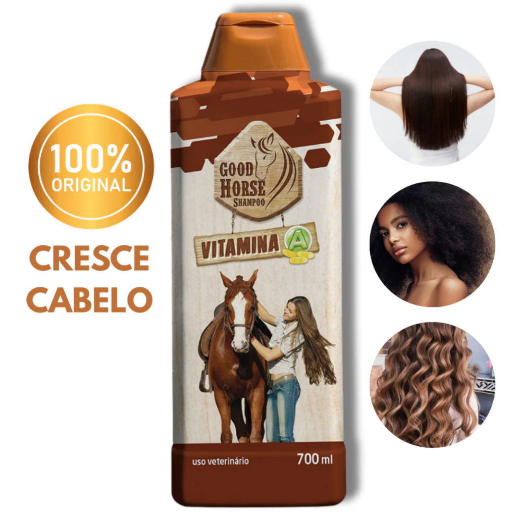 Shampoo Good Horse Crescimento 700ml Cavalo Gold Kit Original