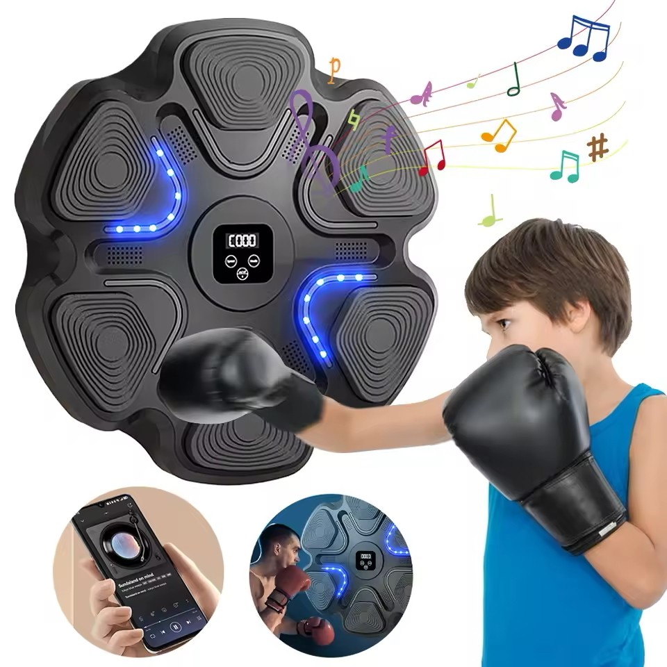 Máquina De Boxe De Música Eletrônica Equipamento De Perfuração De Treinamento Para Casa Interna E Ac